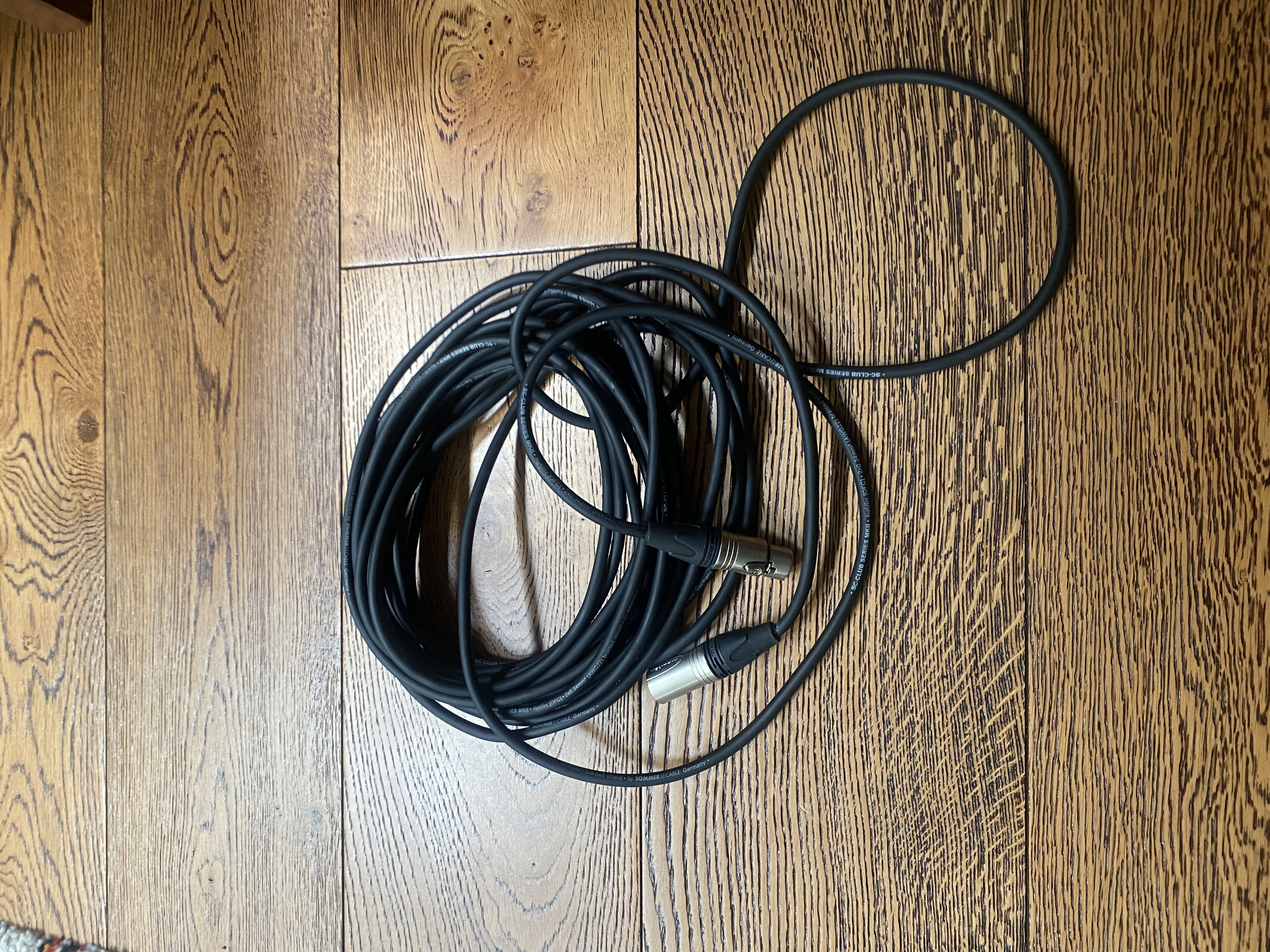 Xlr cable, 10m, x2