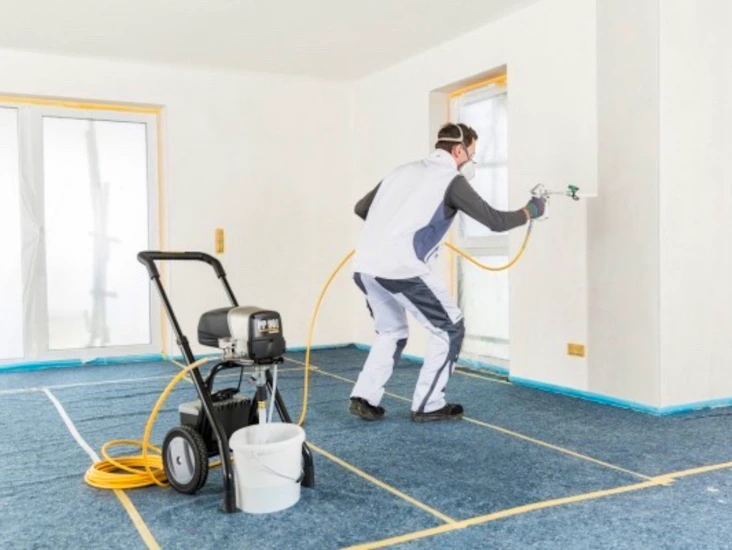 Wagner pp 90 extra malingssprøyte på vogn