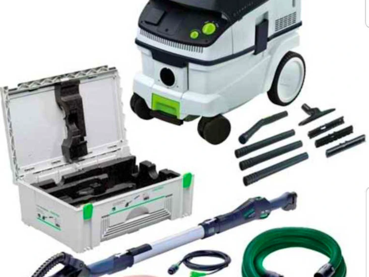 Giraffsliper festool planex med støvsuger