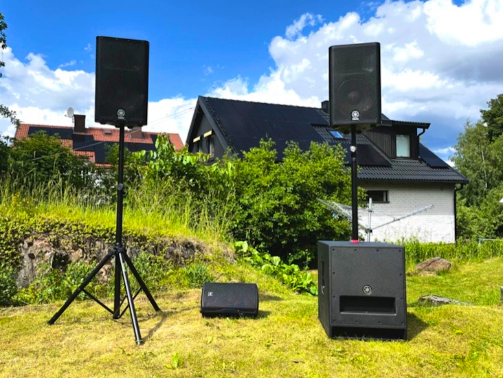 För djn - kraftfull ljudanläggning + ljus