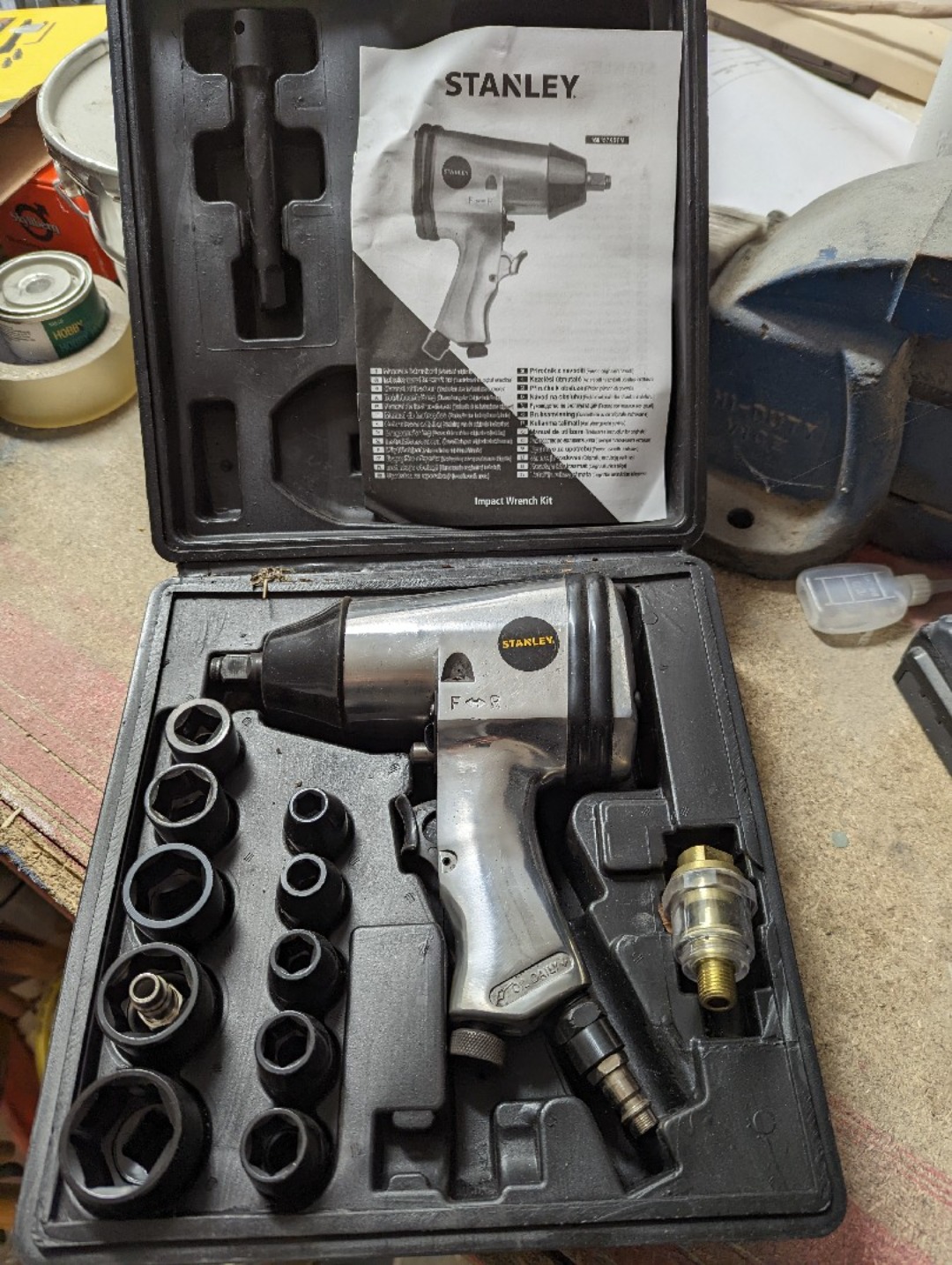 Mutterdragere 9-27mm med kompressor
