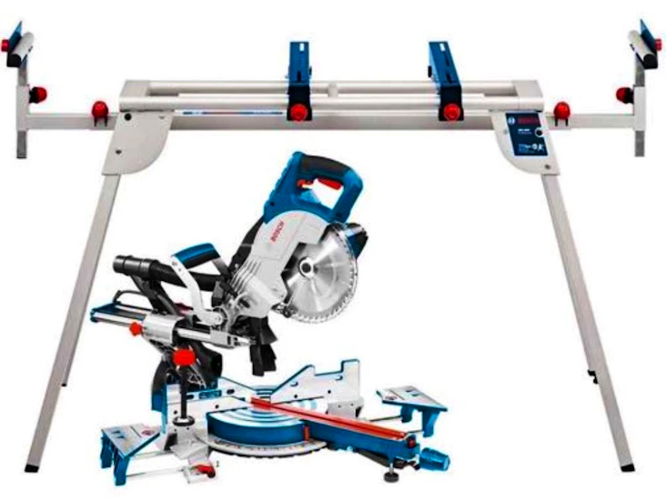 Kap-/gersåg bosch gsm 8sjl med stativ gta2600