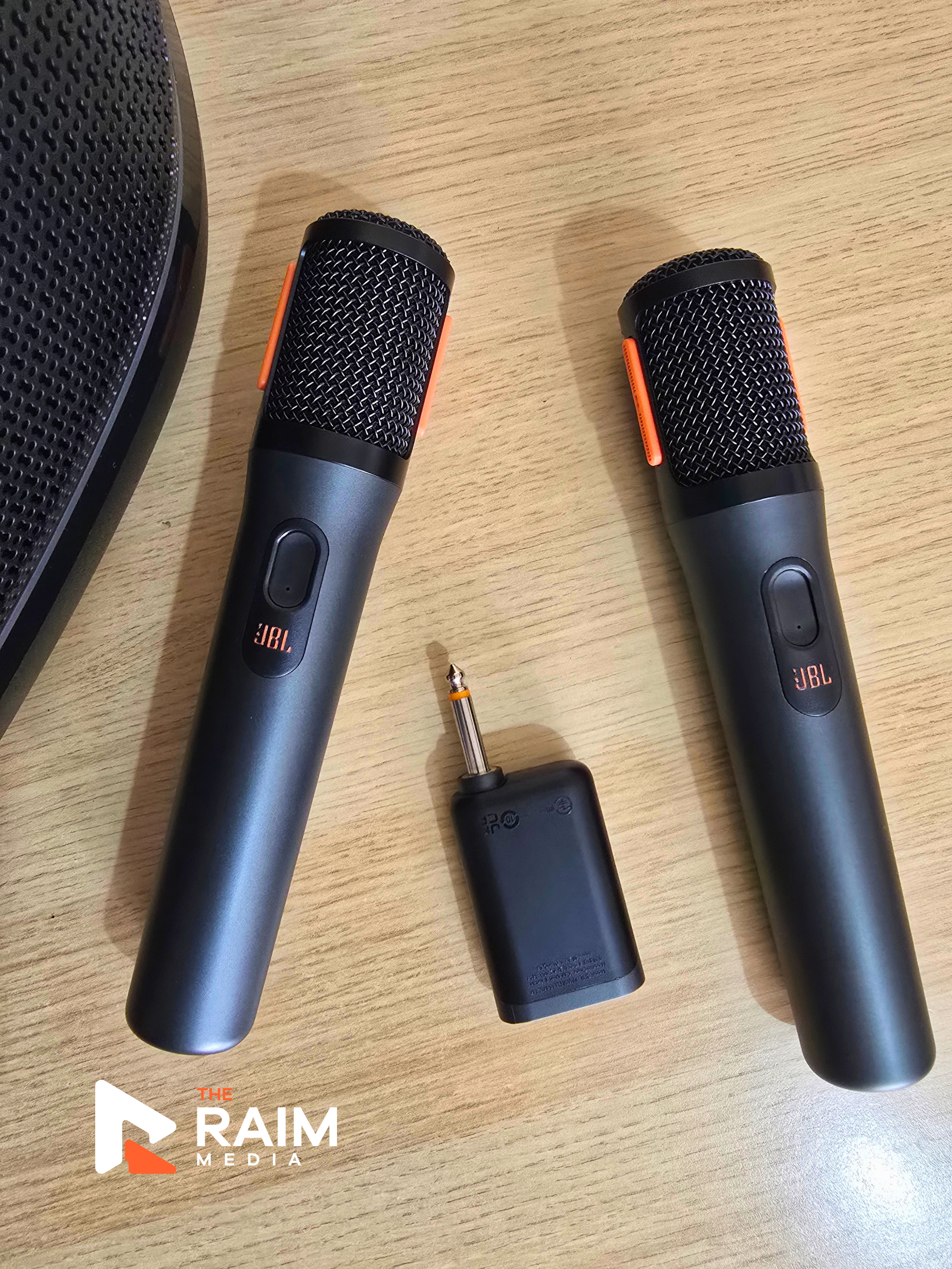Jbl partybox wireless microphones