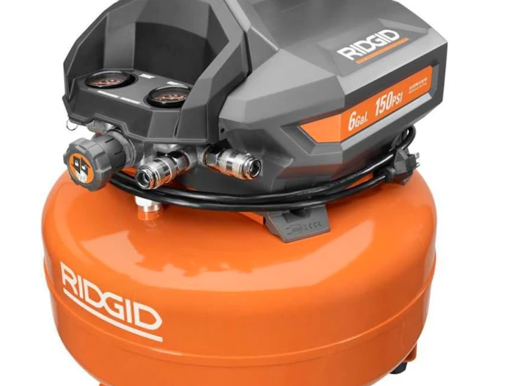 Ridgid 6 gal. portable electric pancake air compressor