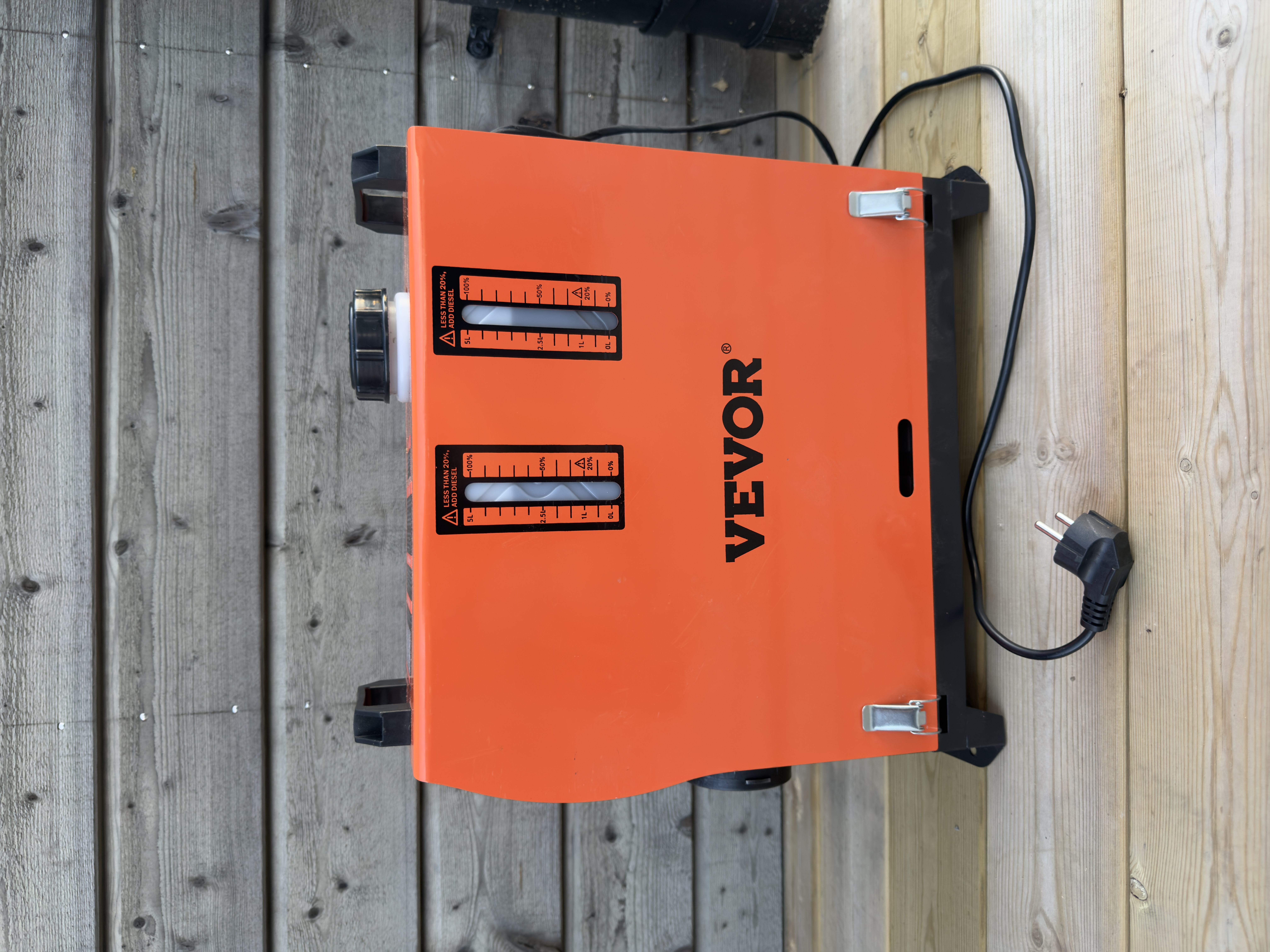 Vevor 8kw portabel dieselvärmare – camping, taktält & garage