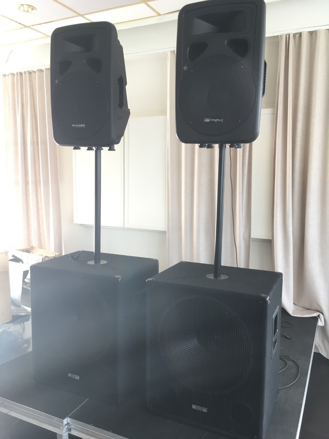 Ljudanläggning uthyres