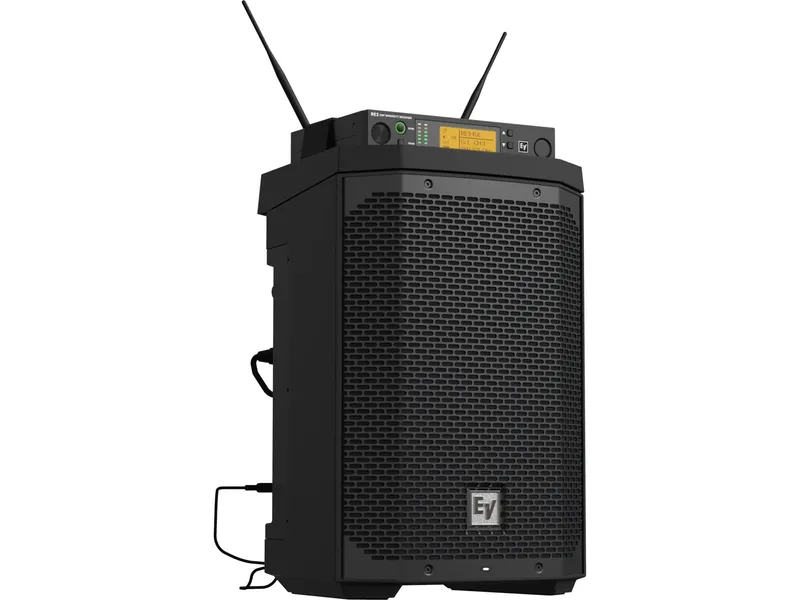 Batteridriven högtalare + trådlös mikrofon