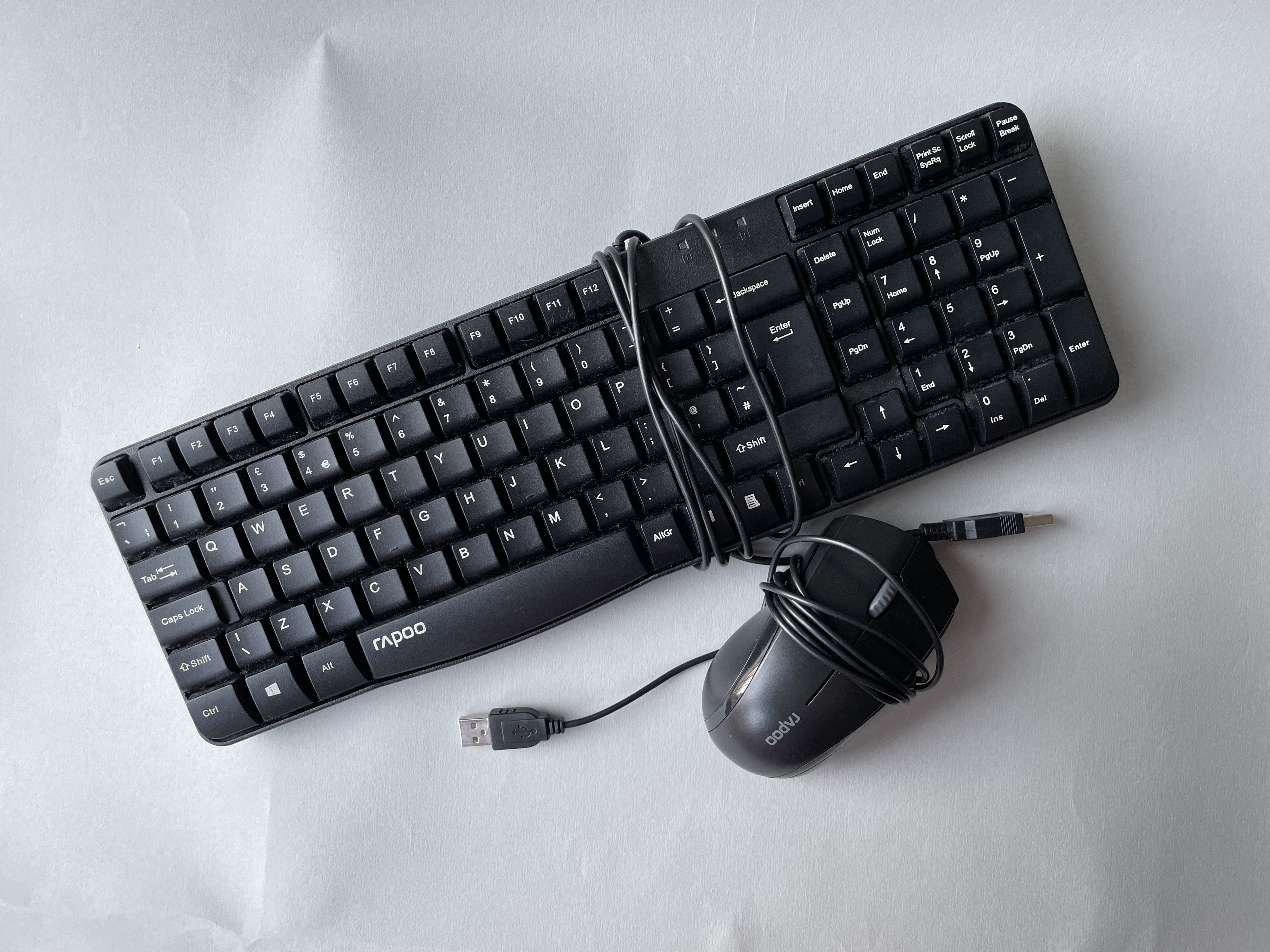 Keyboard and mouse - usb a
