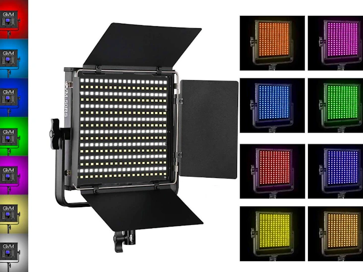 3 st färg led videopaneler - batteridrivna