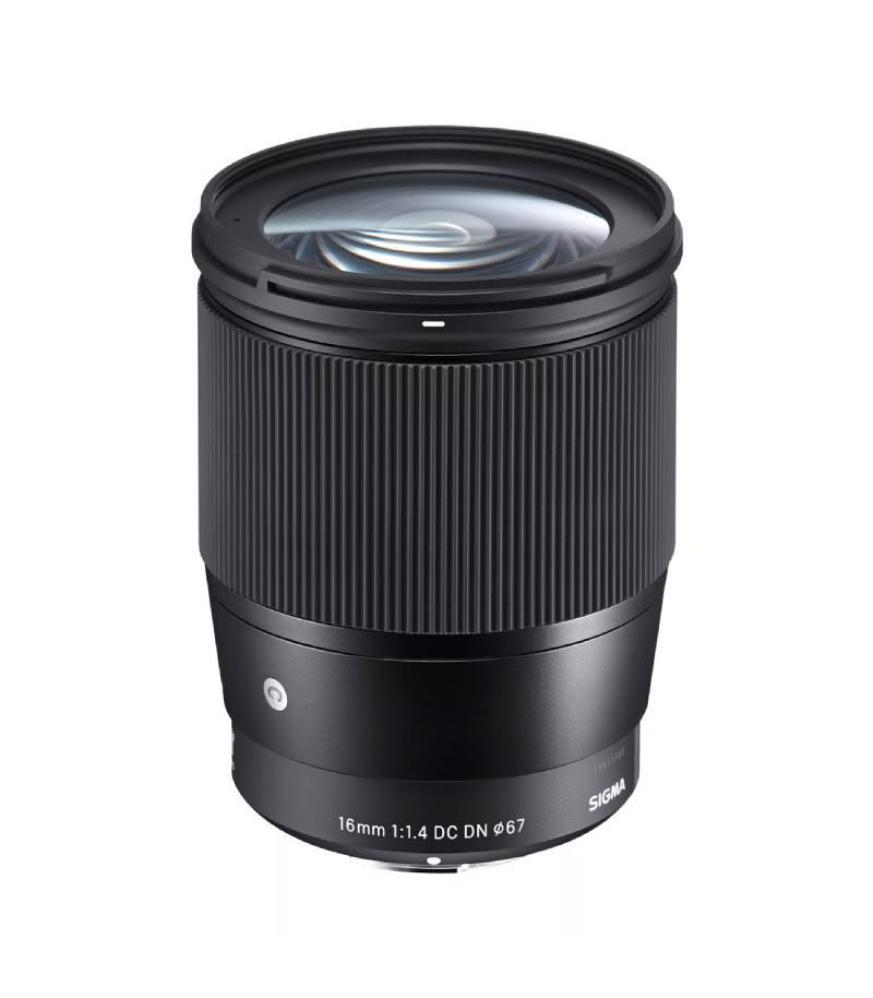 16 mm sigma f1.4  dc dn contemporary lens 