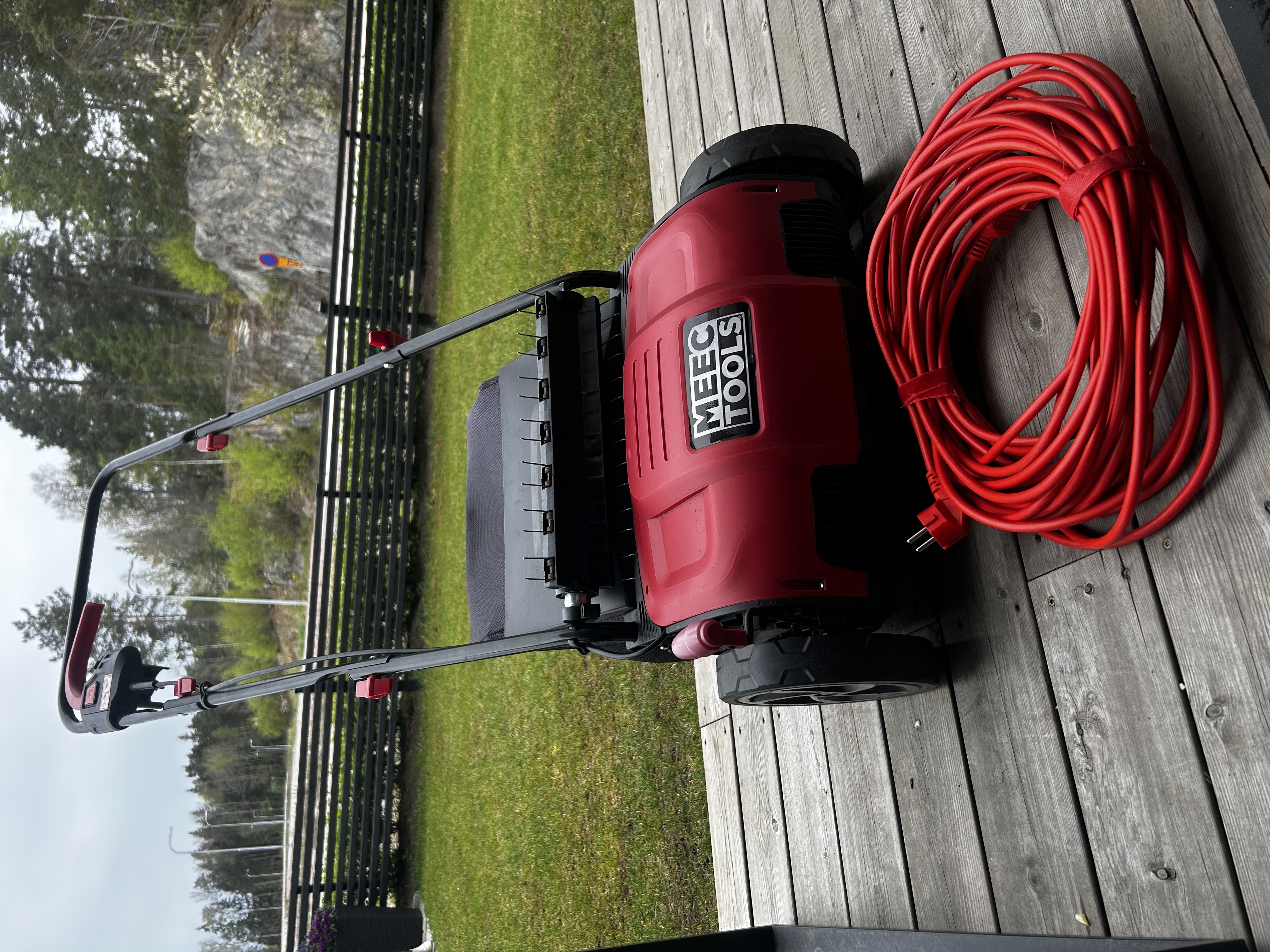 Vertikalskärare/mossrivare + elkbabel 20m 