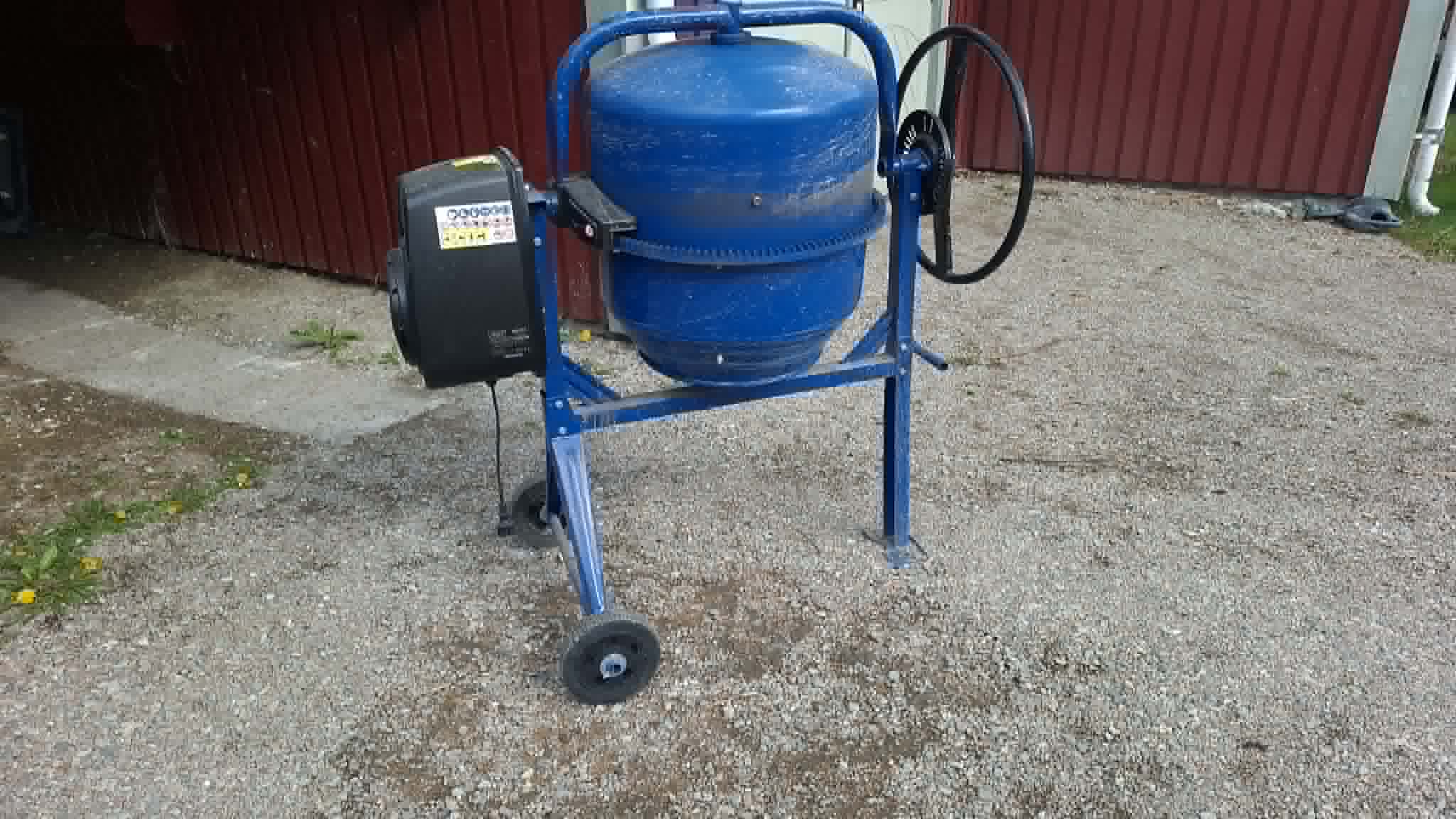 Betongblandare scheppach 140l 550w