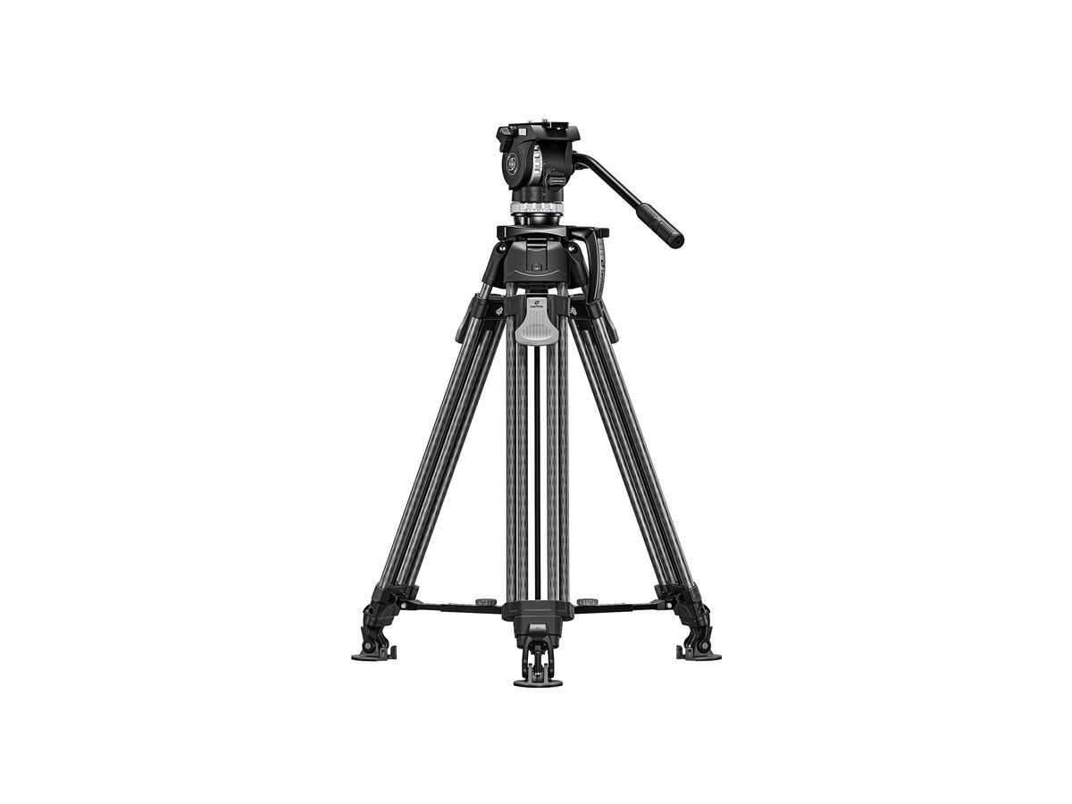 Leofoto lvf-163c+fh10 videostativ med fluid head