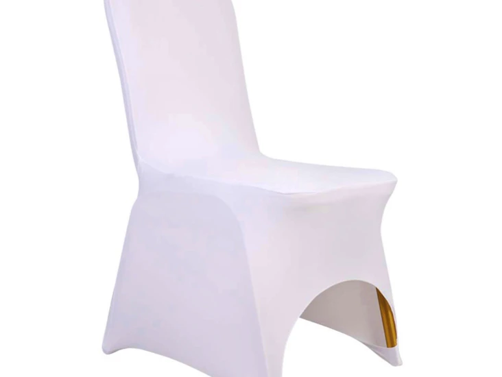 Stolsöverdrag stretch vit