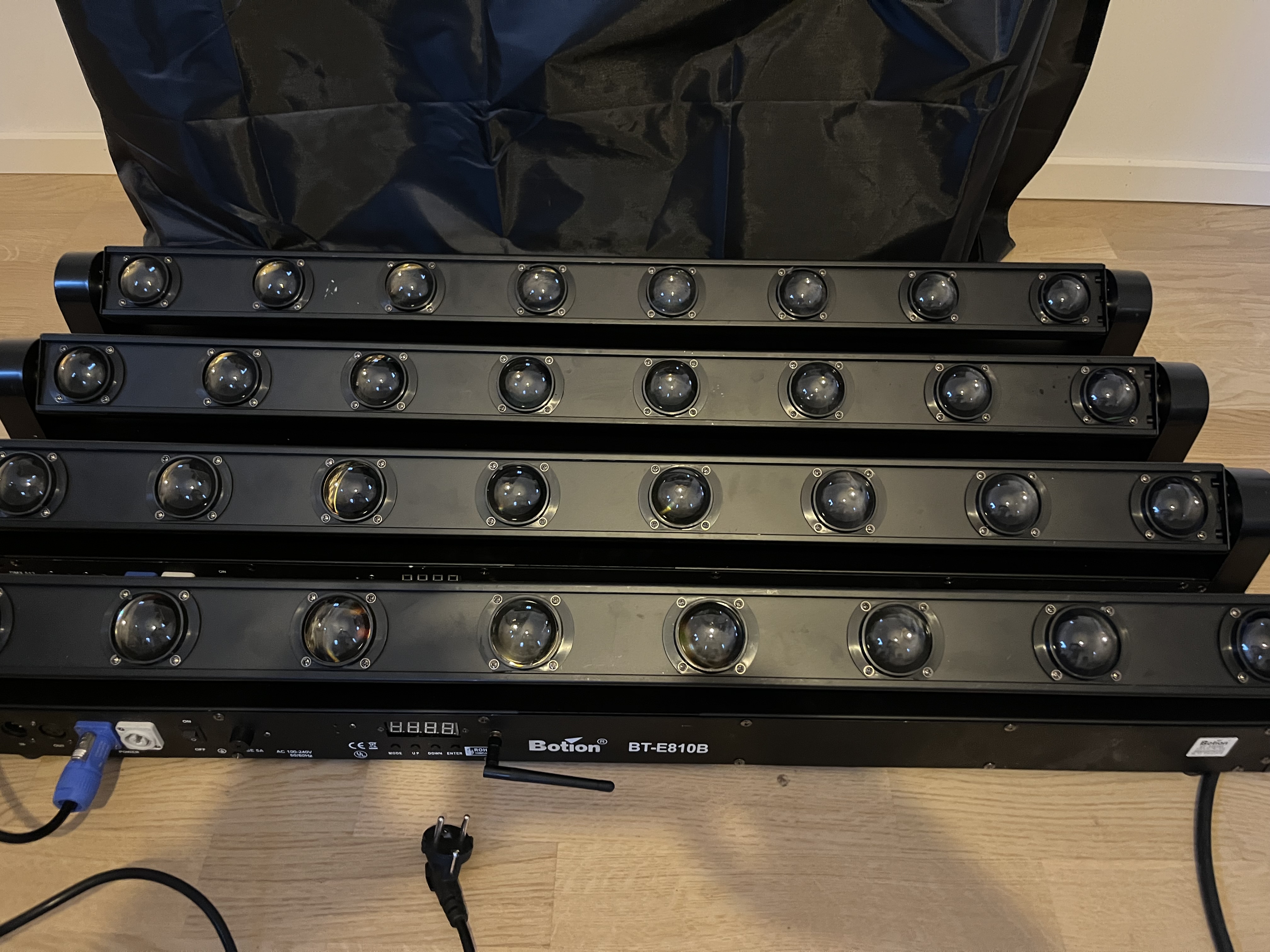 Festpaket ljus 4st botion led/pixel bar