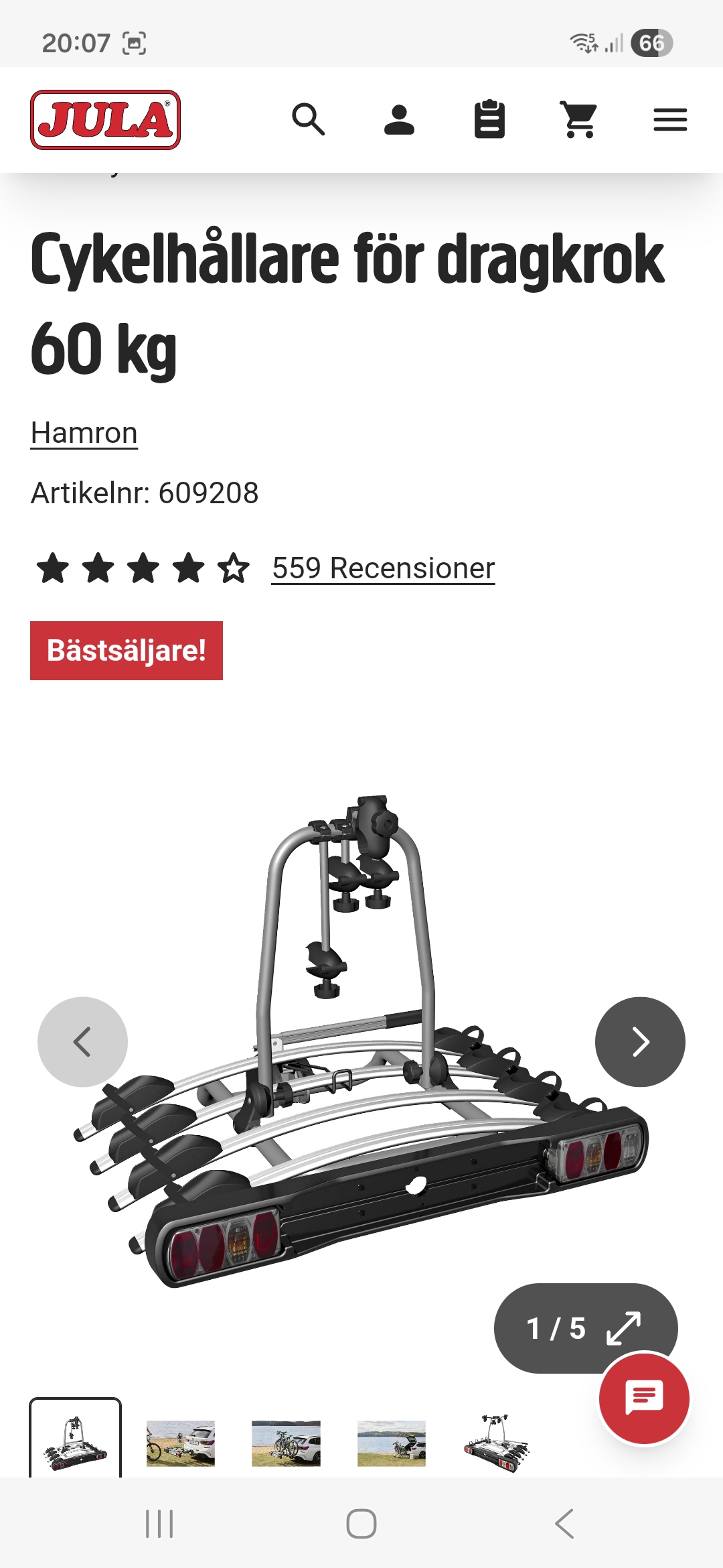 Cykelhållare 