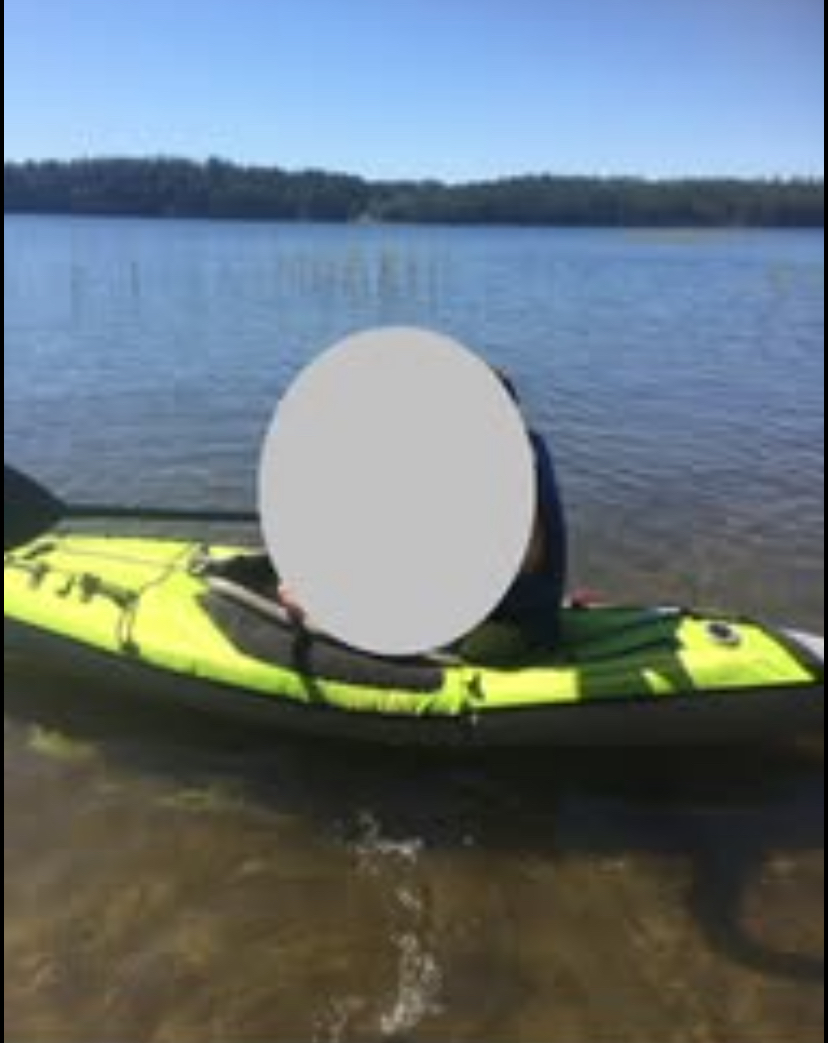 Extralätt uppblåsbar kajak advancedframe ultralite  k-ae-3022-g. 