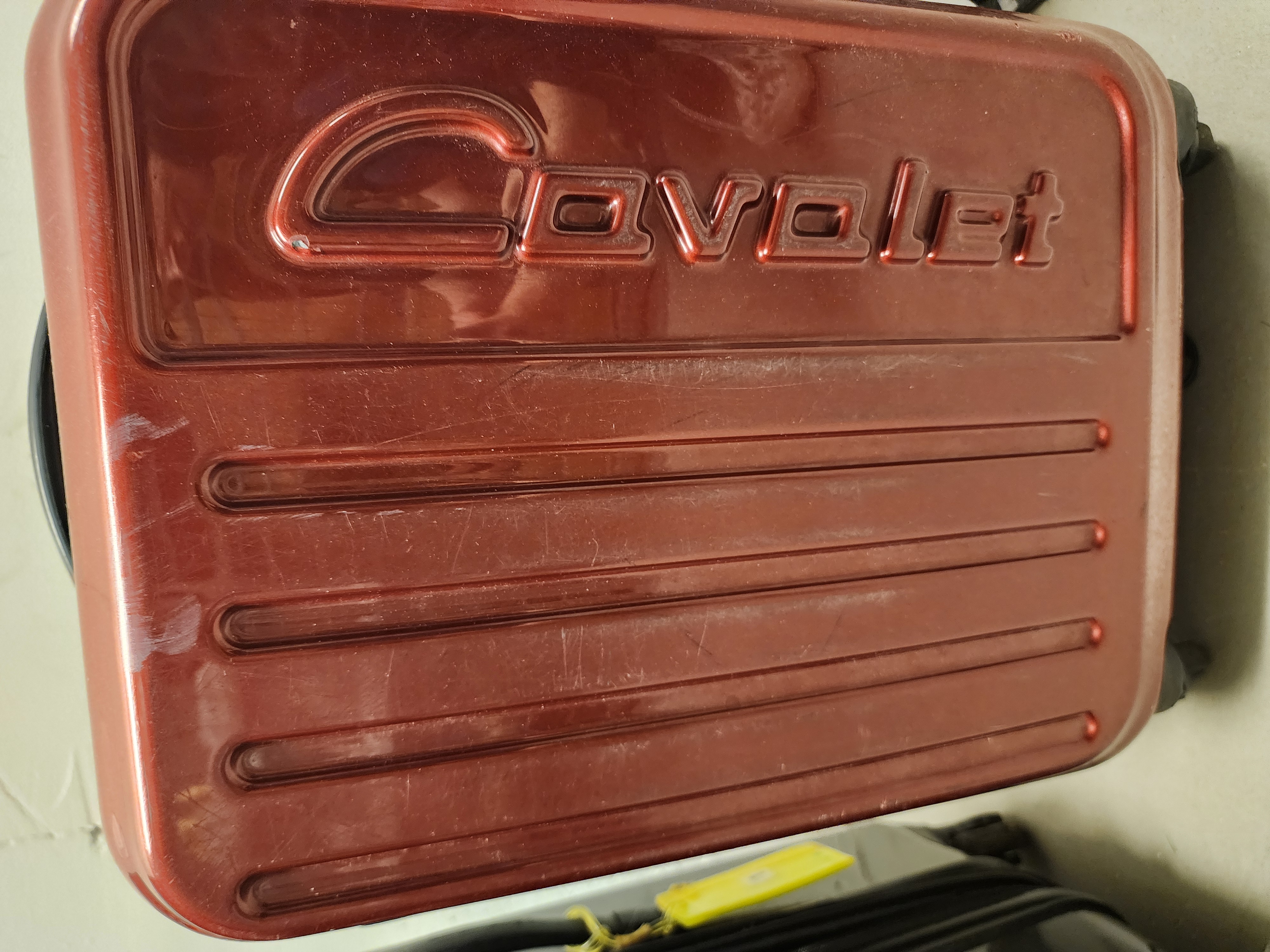 Kabinväska cavelli snygg röd