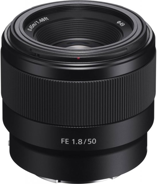 Sony 50 mm f 1.8 lens 