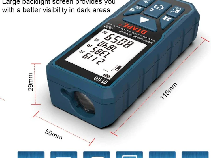 Laser avståndsmätare 100 meter