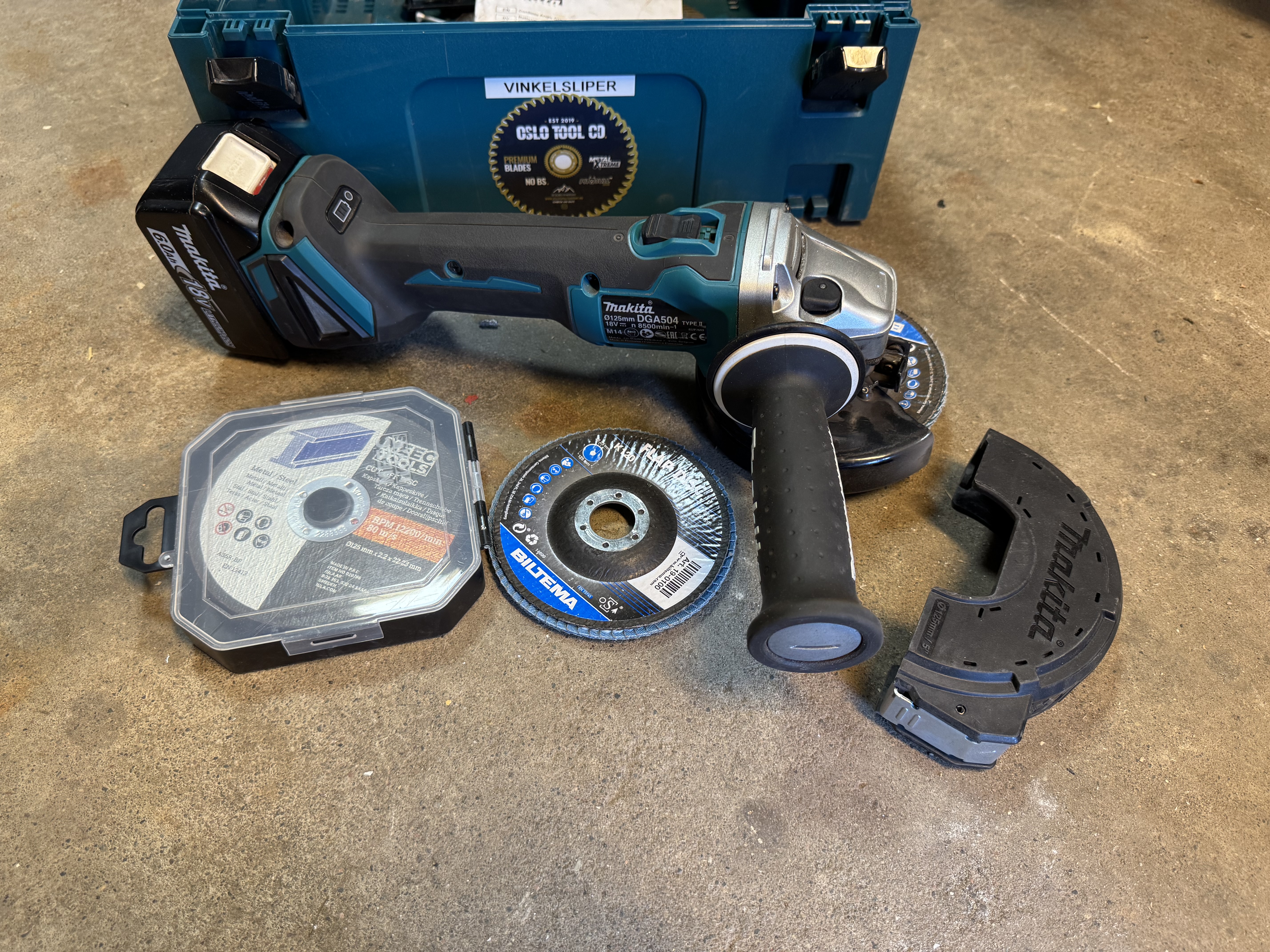 Makita 18v vinkelsliper