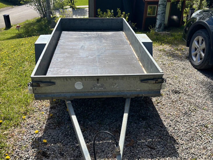Obromsad släpvagn tot.vikt 750kg