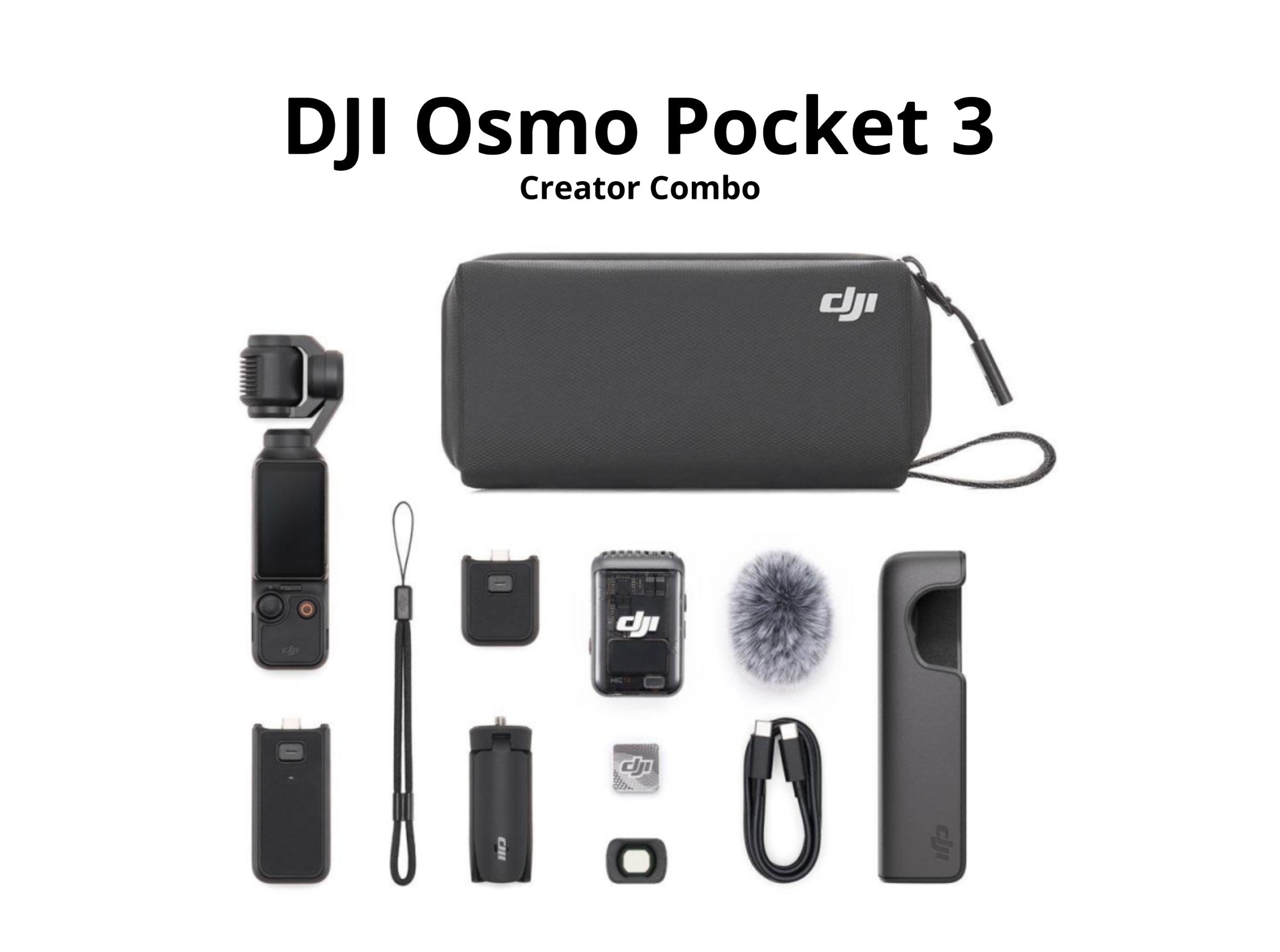 Dji osmo pocket - 3: vlogging camera with 1'' cmos & 4k/120fps video, 3-axis stabilization, fast focusing, face/object tracking, 2" rotatable touchscreen, small video camera for photography, youtube