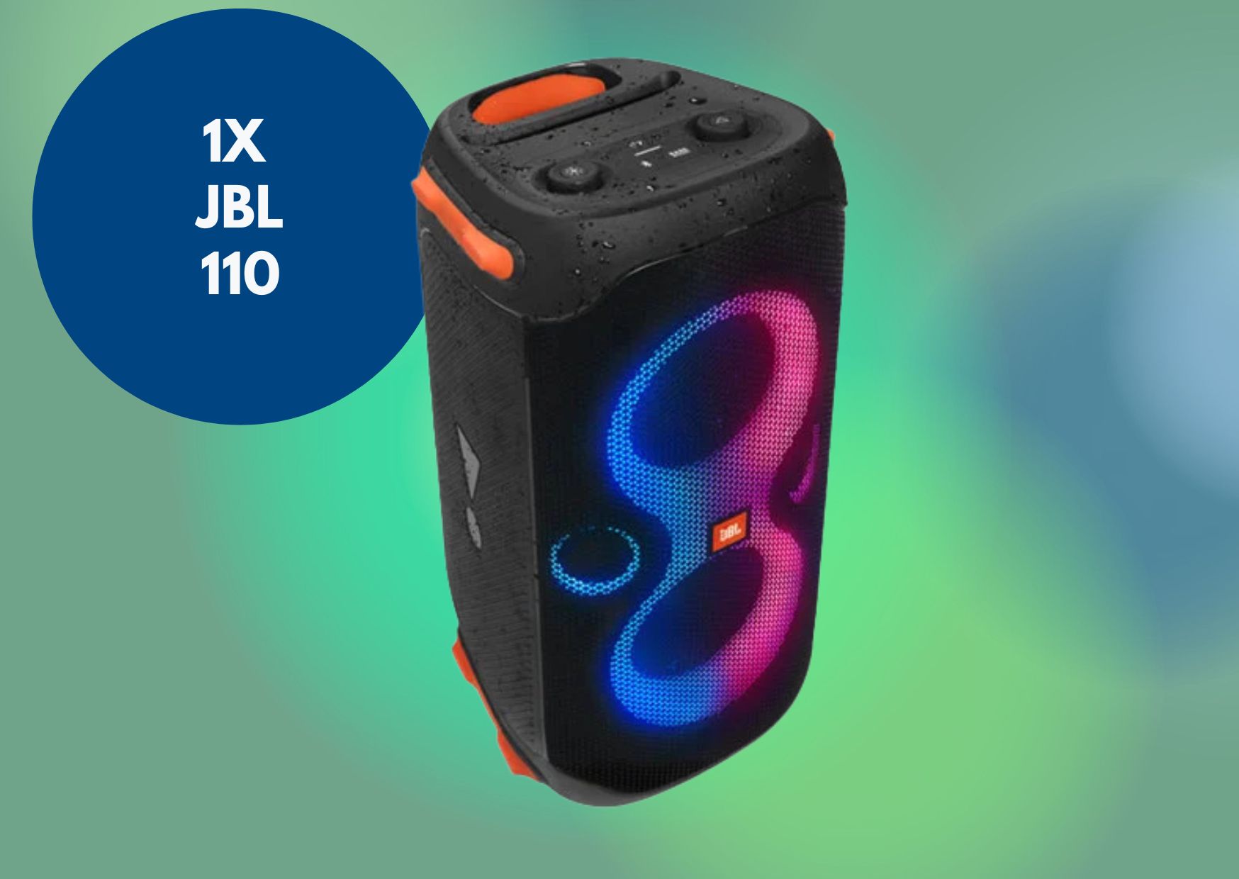 Jbl 110 partybox club 110 speaker bluetooth wireless portable speaker