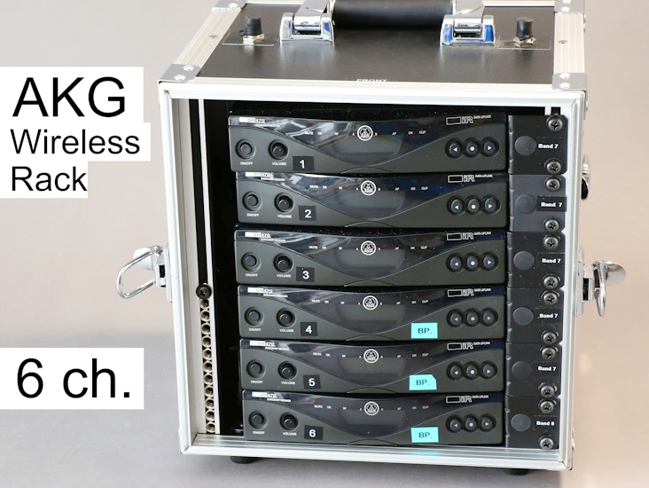 Akg langattomat mikrofonit 6 kpl