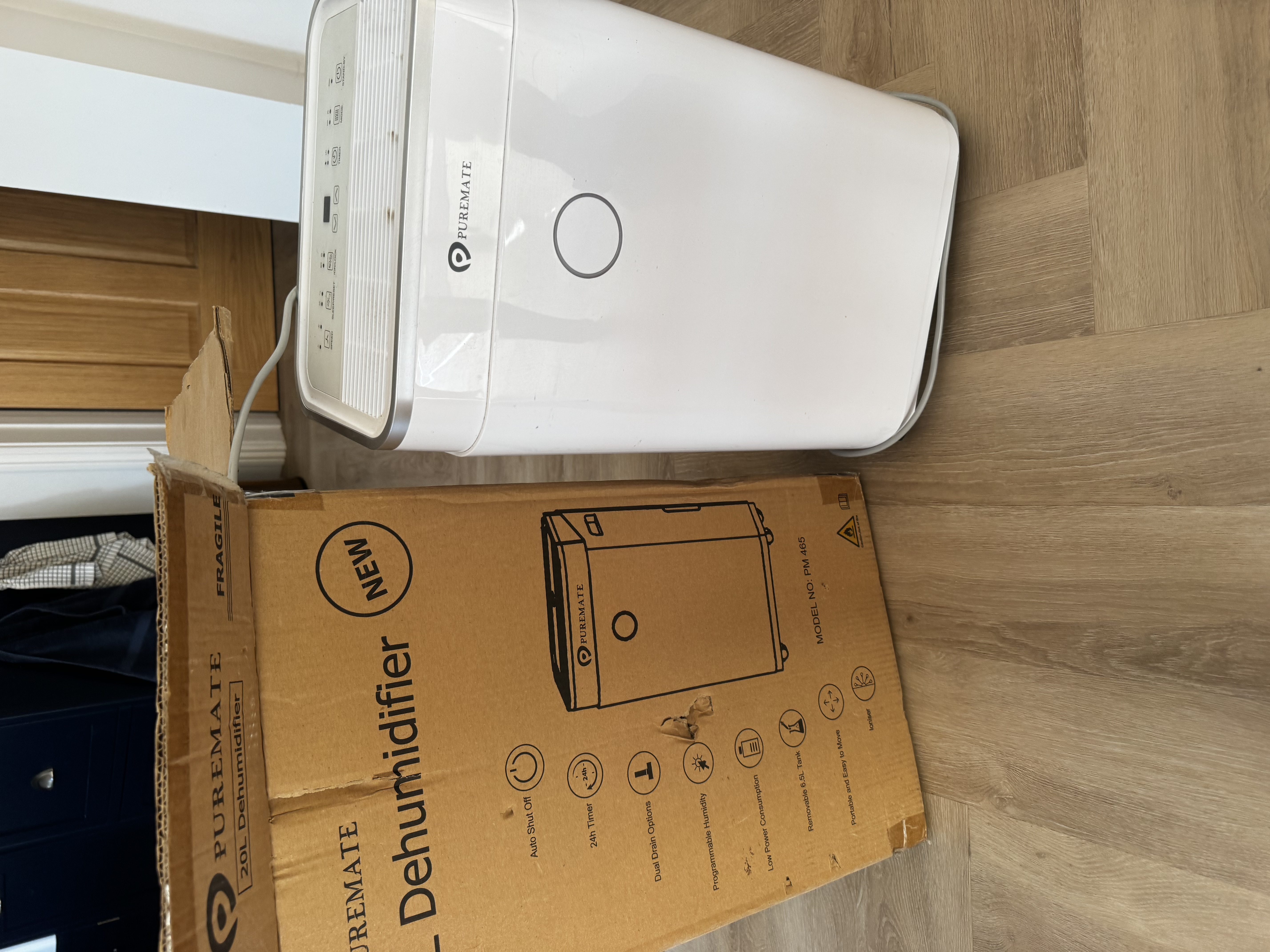 Puremate 20l dehumidifier