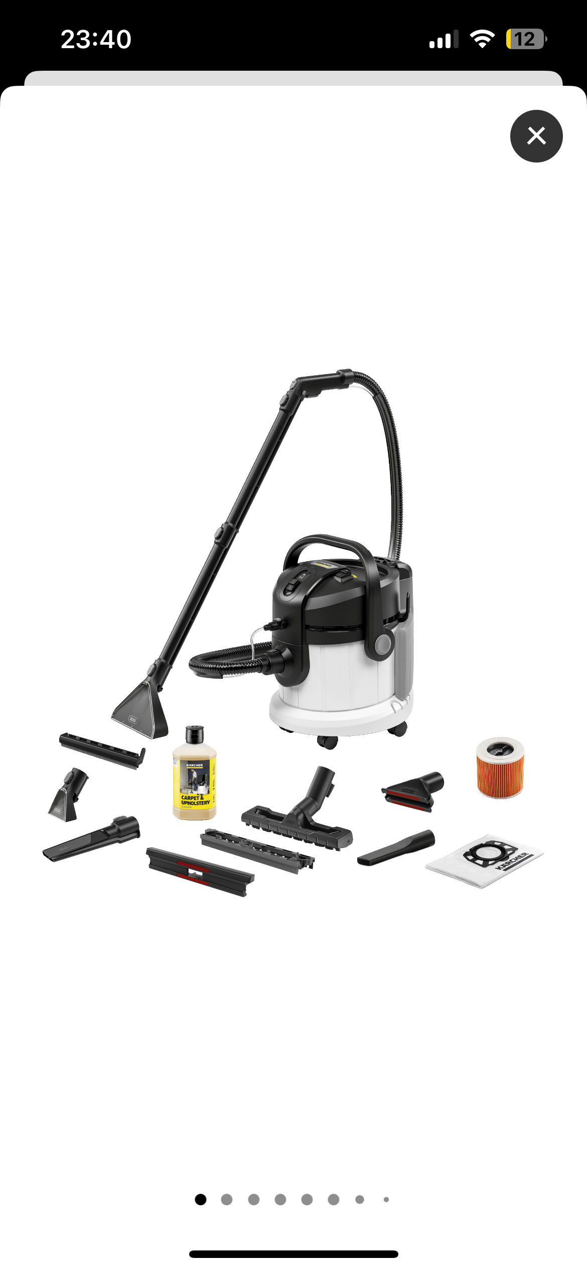 Kärcher teppe- og tekstilpleiemaskin for hjem og bil