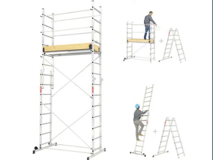 Hög byggställning för ute och inne