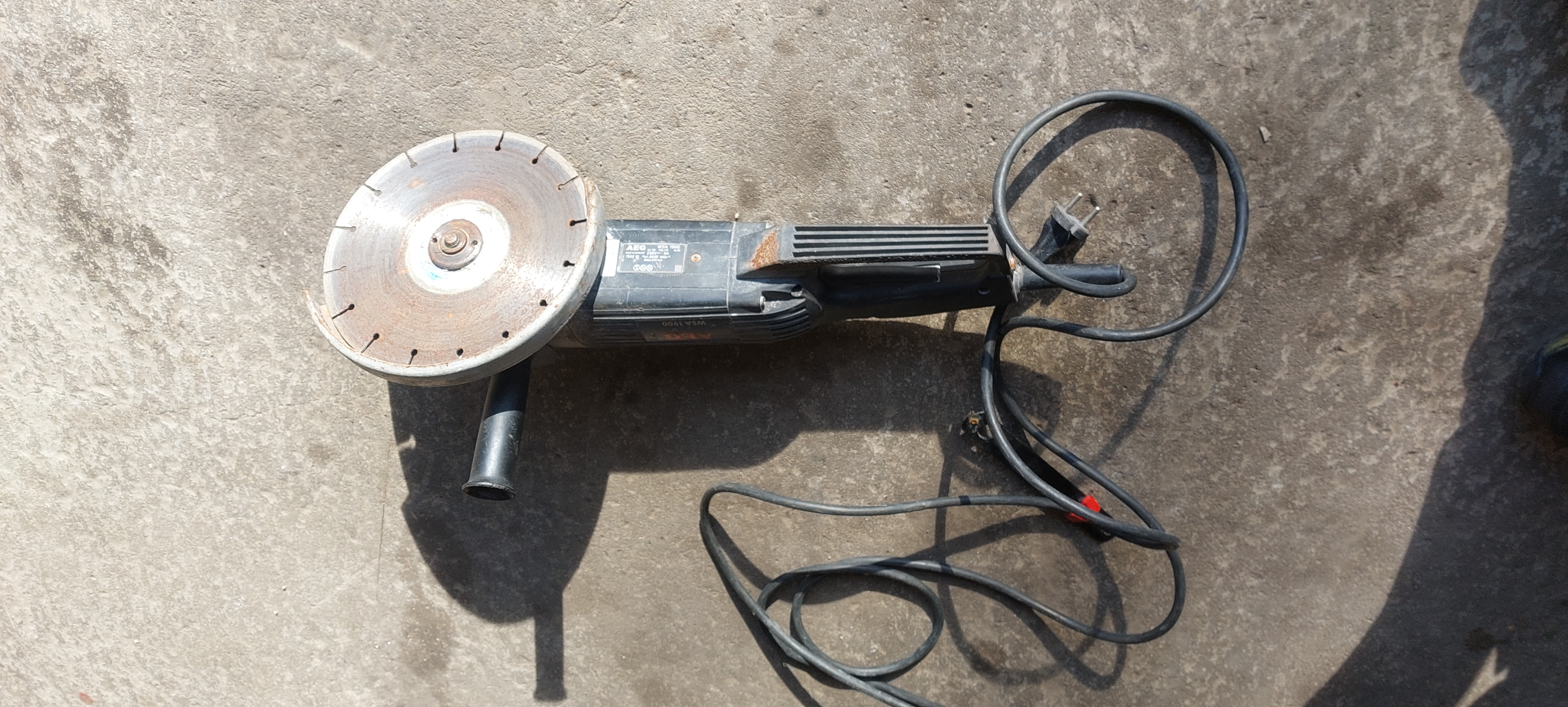 Kraftig vinkelsliper 1500w
