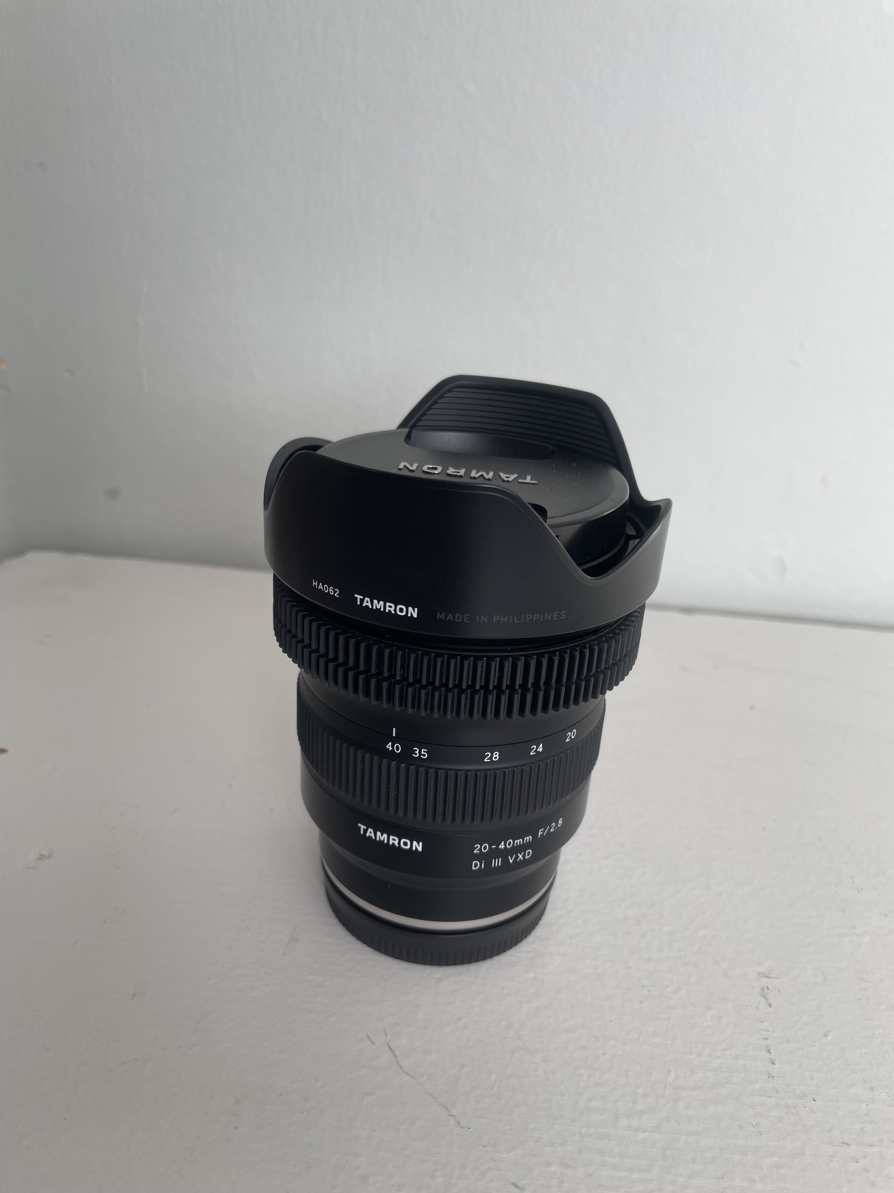 Tamron 20-40mm f2.8 zoom lens. sony e mount.