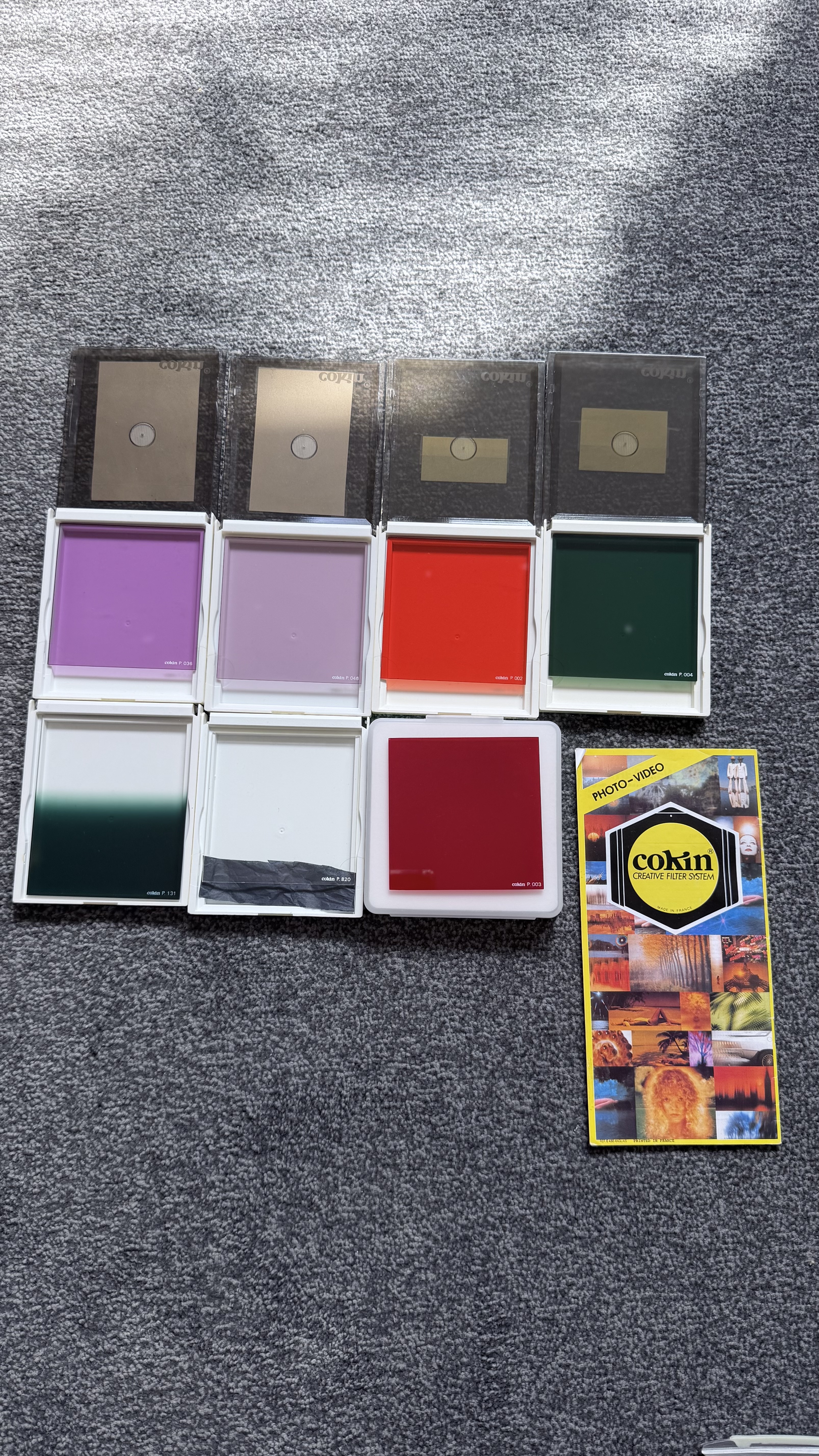 Cokin vintage filter kit. (52mm / 46mm / 77mm)