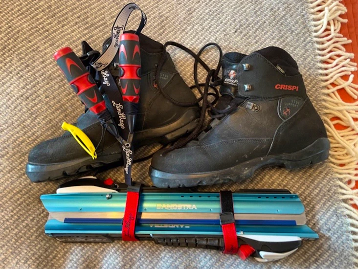 Långfärdsskridskor med skor (45)