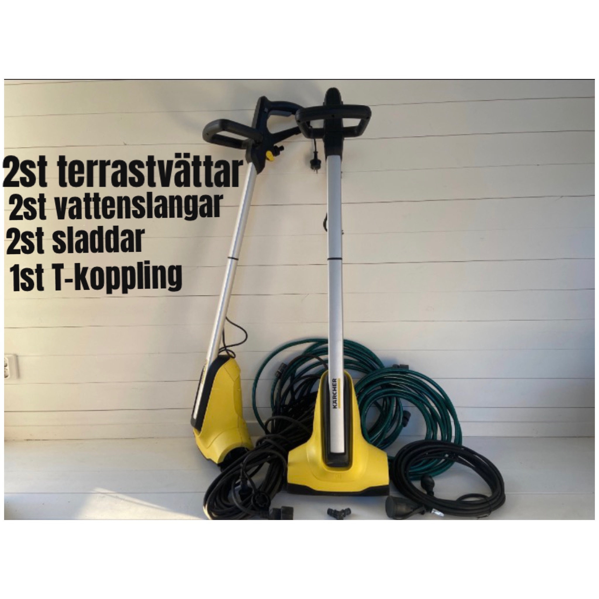 Paket! 2st kärcher pcl4 med slang & kabel 