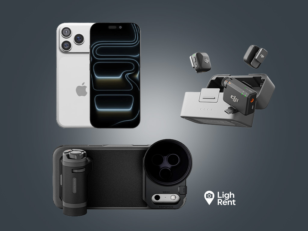   iphone 17 max 256gb creator kit | tilta khronos cinema rig + dji mic mini | prores 4k ready                           