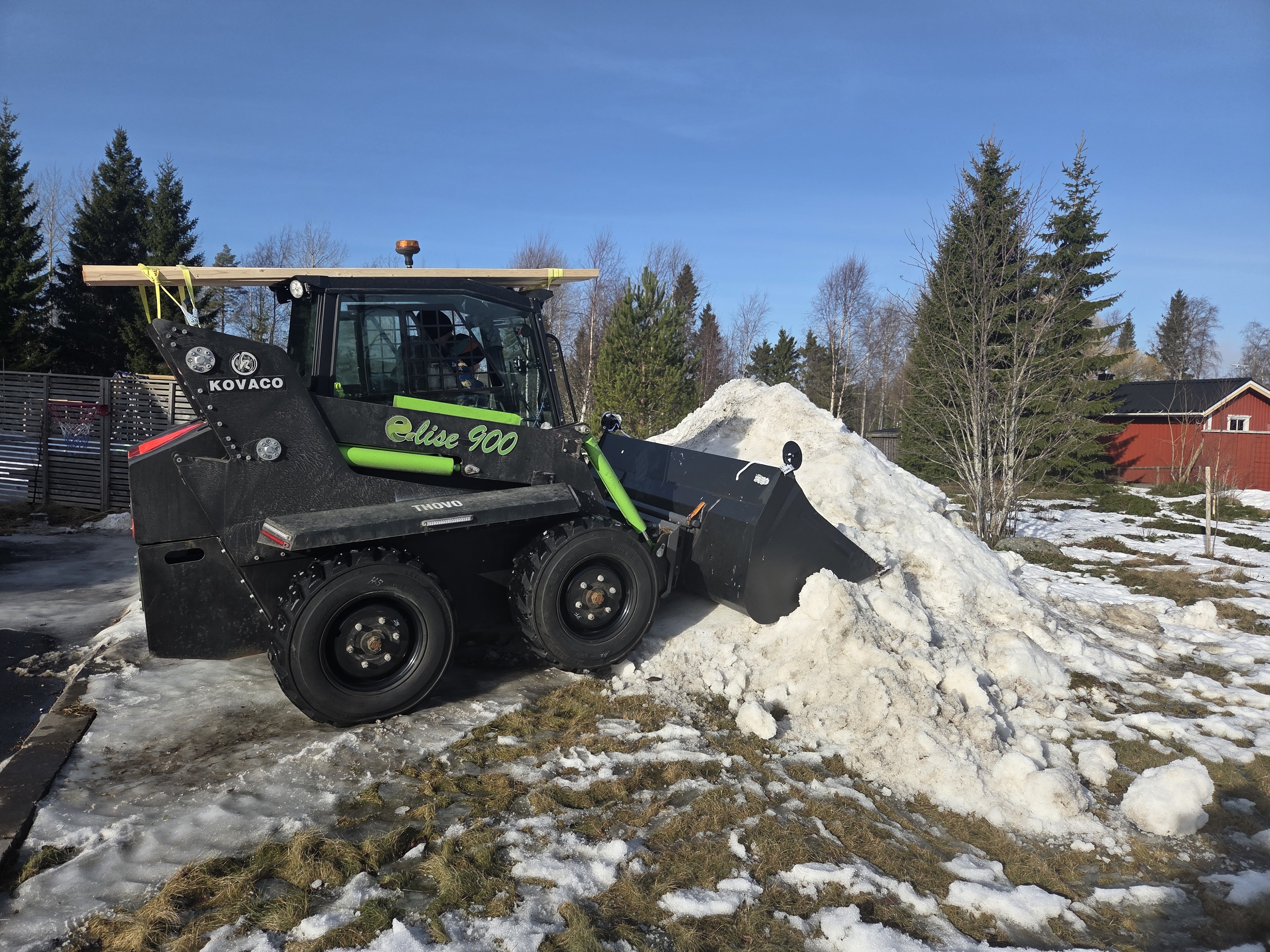 Bobcat -kopia, eltraktor, elektrisk kompaktlastare