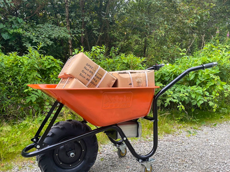 Eletrisk trillebår 150kg