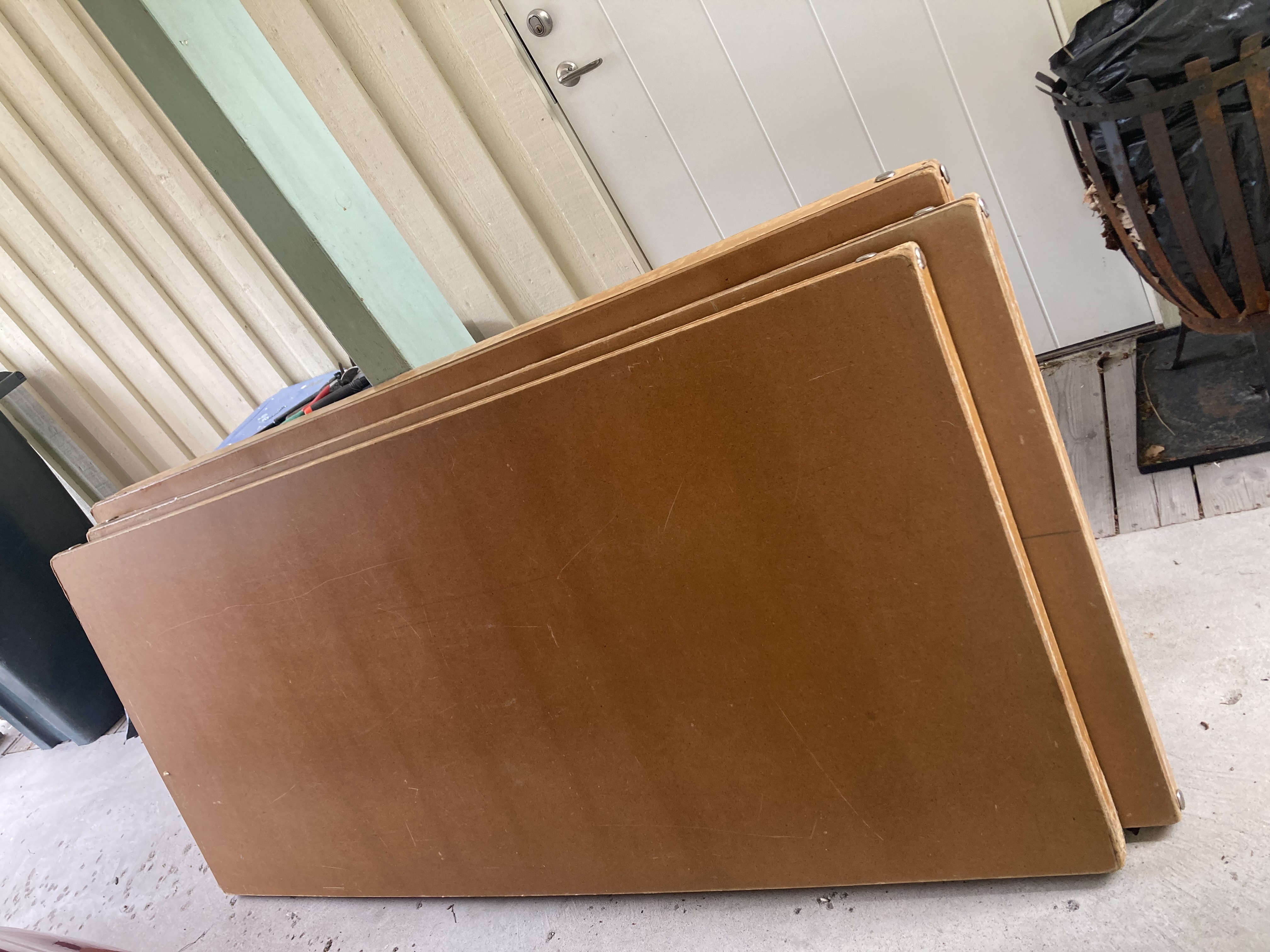 3 fällbara bord bra till buffé 180x80 