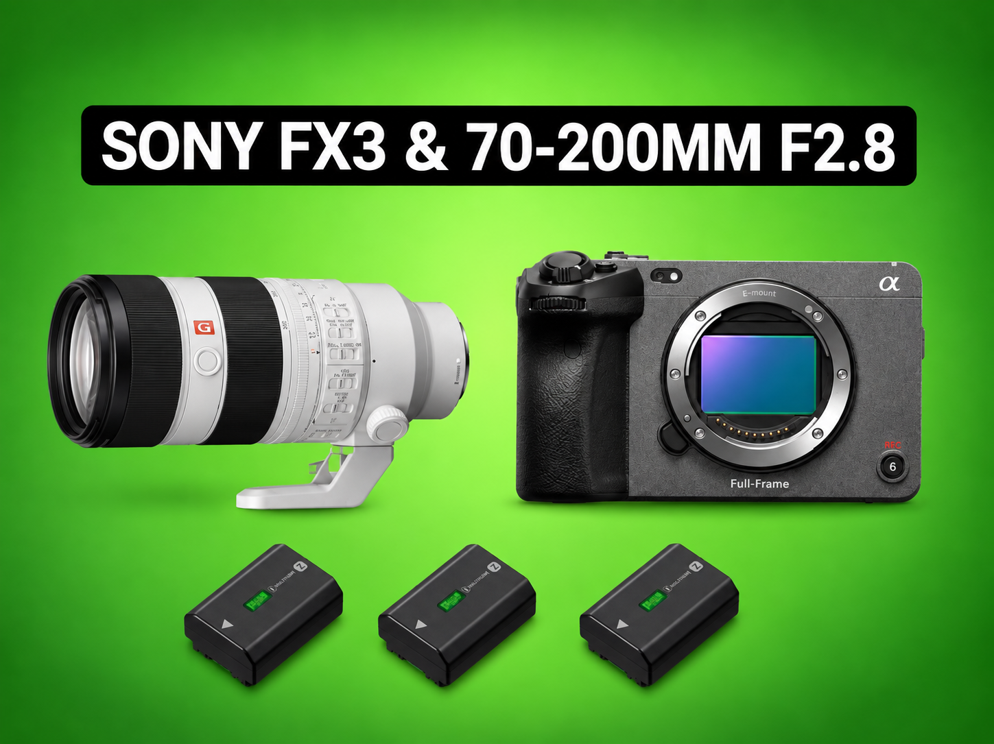 Sony fx3 & 70-200mm f2.8 g master