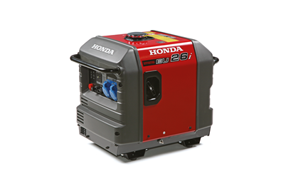 Honda eu26i super silent generator. dual fuel (lpg or unleaded petrol)