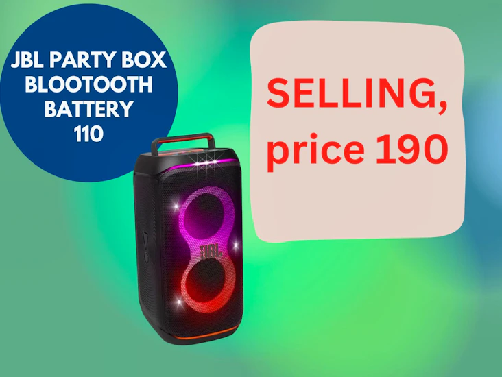 Jbl partybox club 110 speaker bluetooth wireless portable speaker