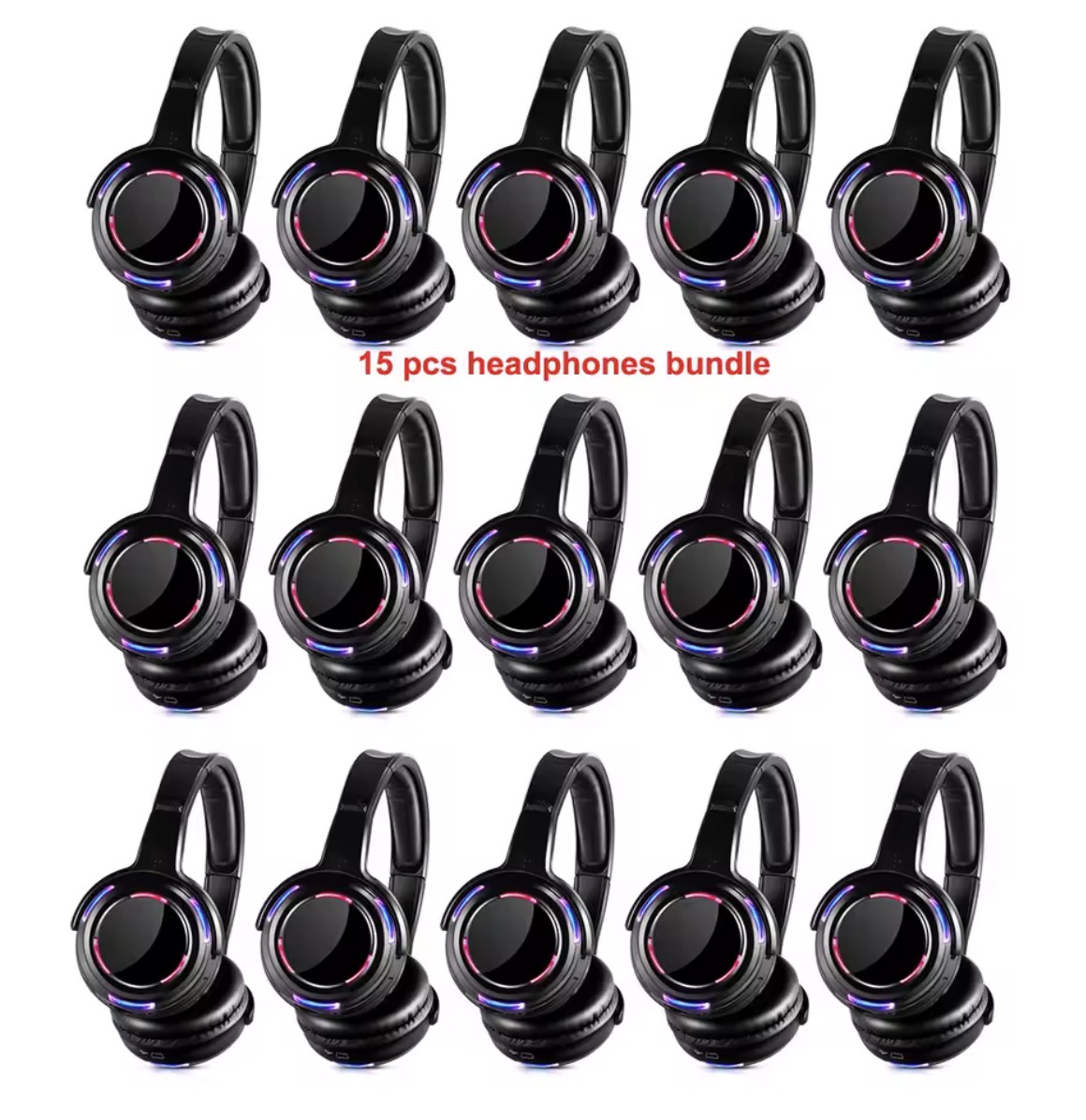 Silent disco headphones x15