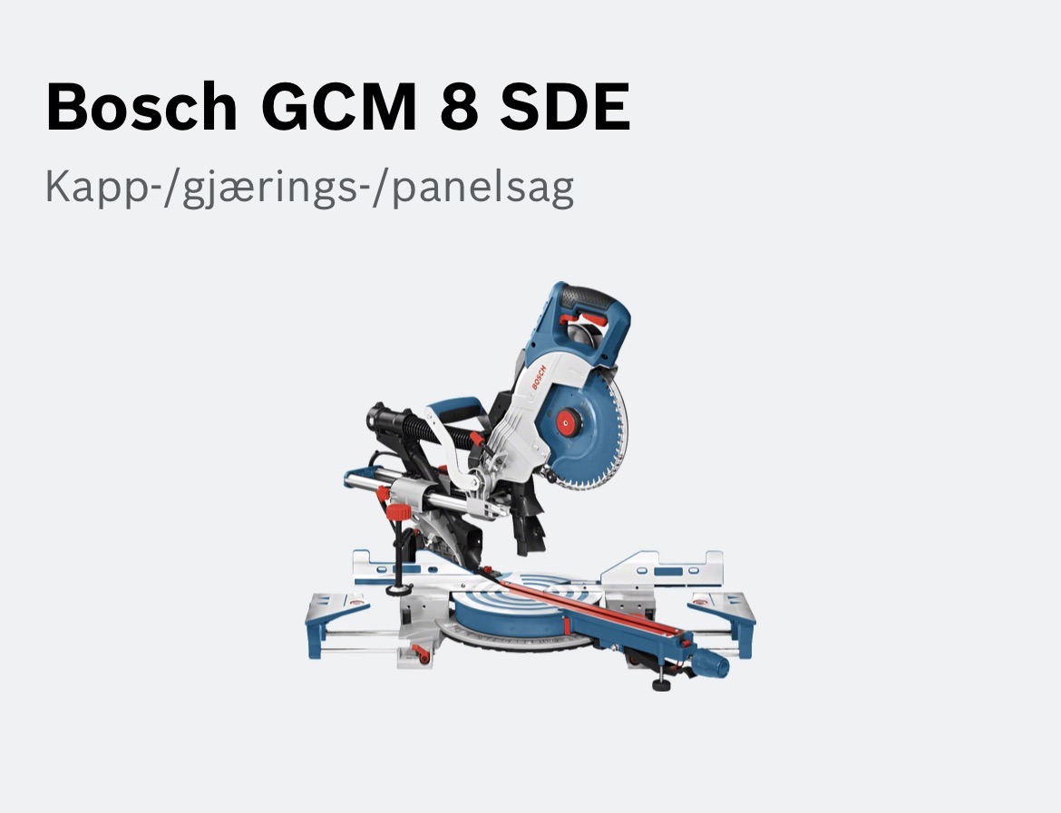 Bosch kapp og gjærsag med stativ