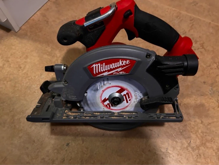 Milwaukee m18 batteridriven cirkelsåg