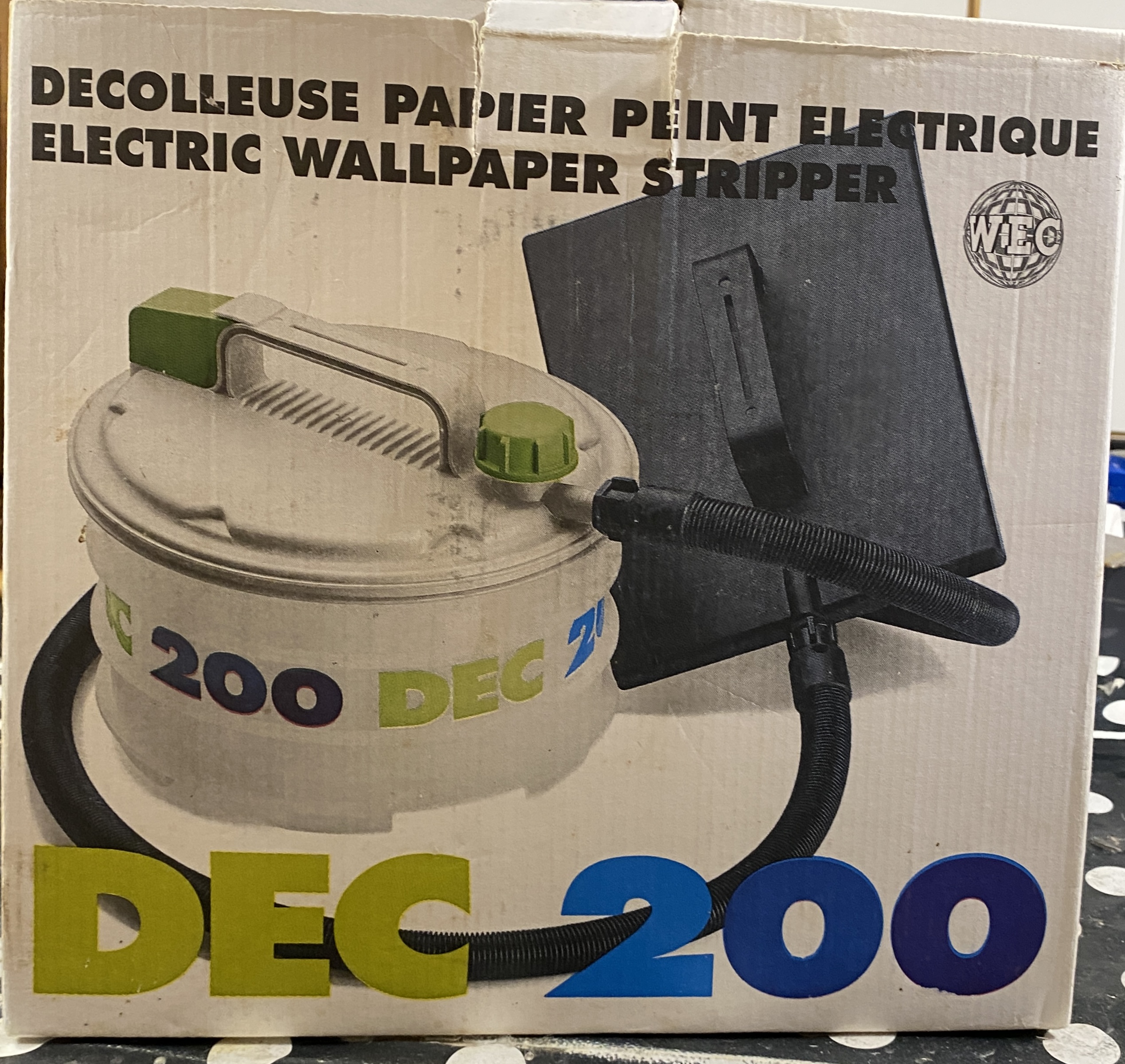 Tapetborttagare, vattenånga 