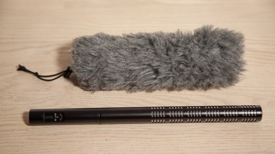 Sennheiser me66/k6 shotgun mic & røde grip