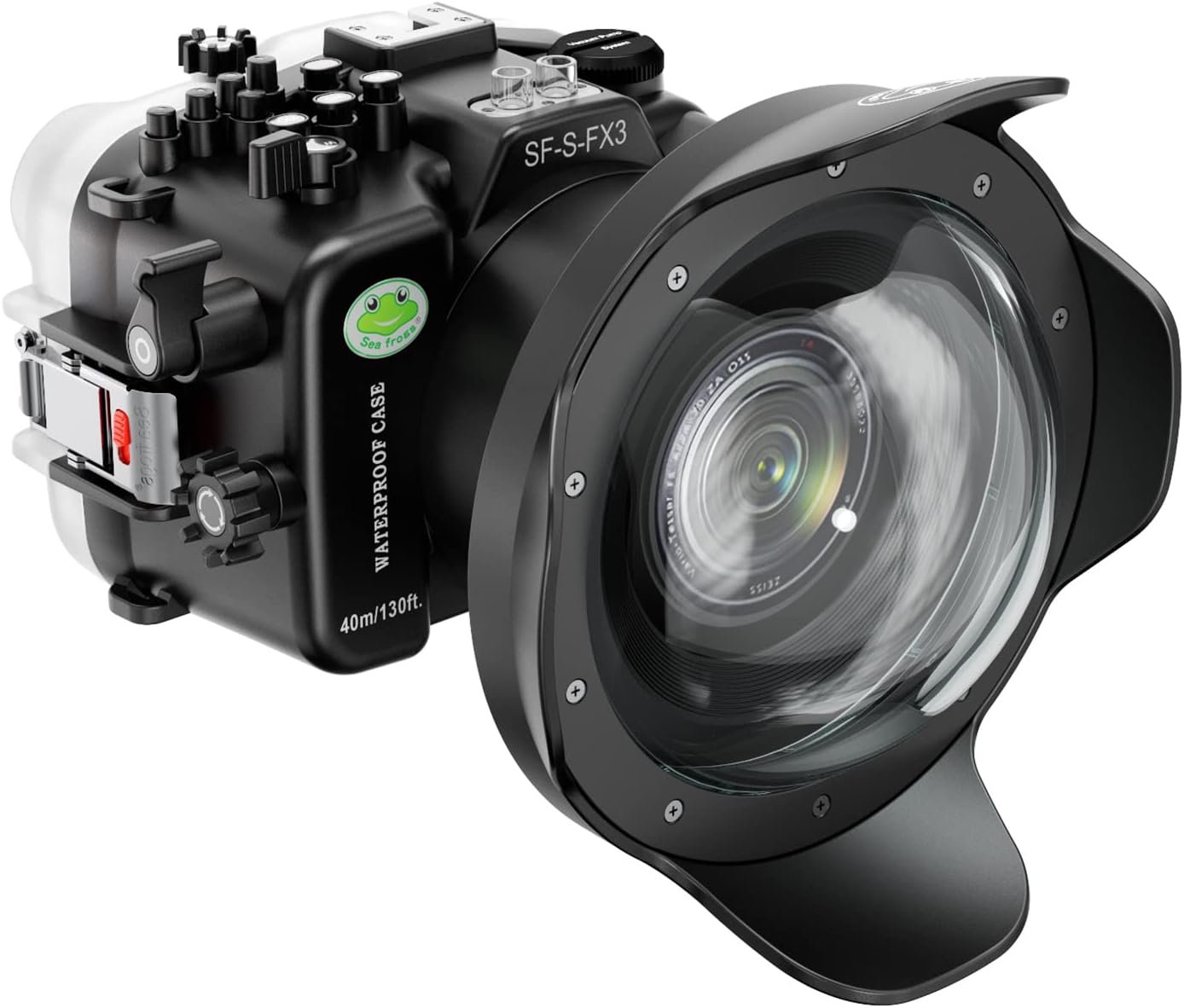 Sony fx3 underwater camera rig (sea frogs + 6" dome port)